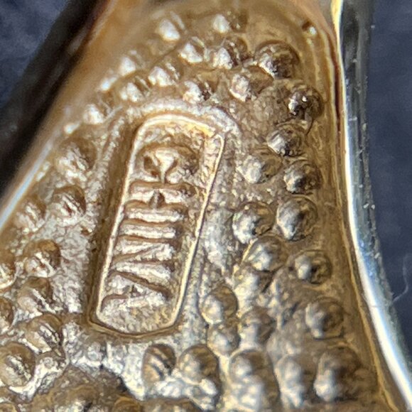 Vintage Gold Vermeil Cocktail Ring Smoky Topaz Size 9 Chunky Statement - Picture 11 of 12